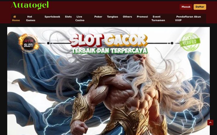 Screenshot of attatogel.com