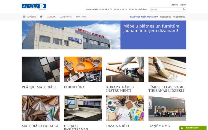 Screenshot of attelsr.lv