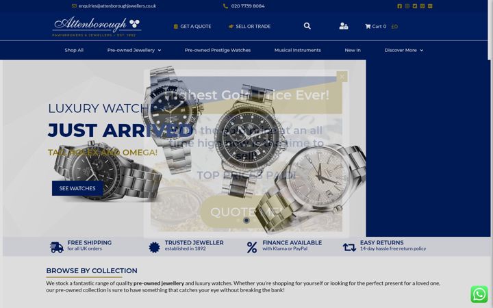 Screenshot van attenboroughjewellers.co.uk