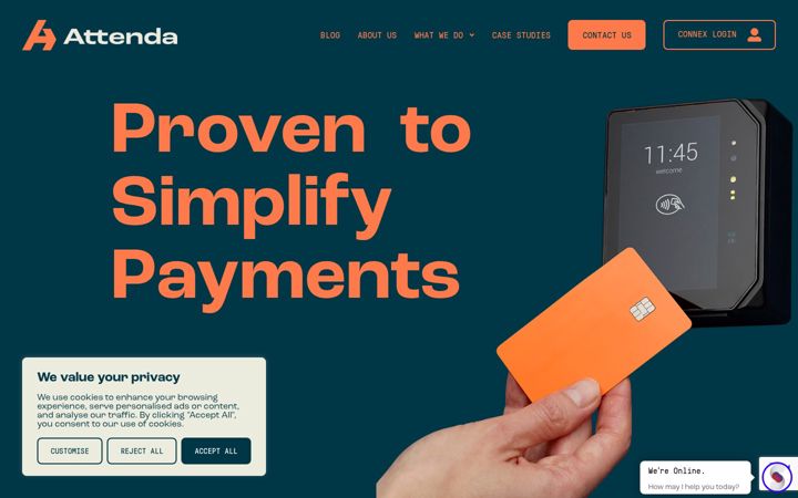 Screenshot of attenda.io