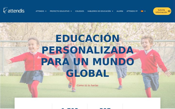 Screenshot of attendis.com