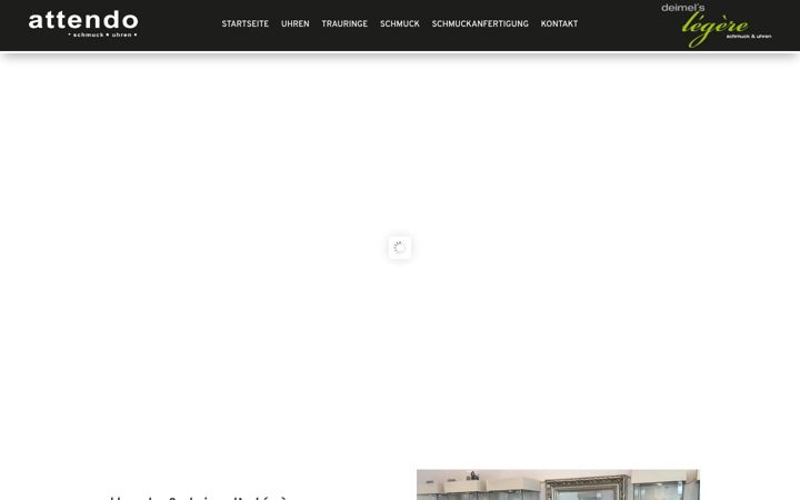 Screenshot of attendo-legere.de