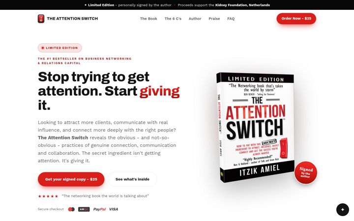 Screenshot of attentionswitch.com