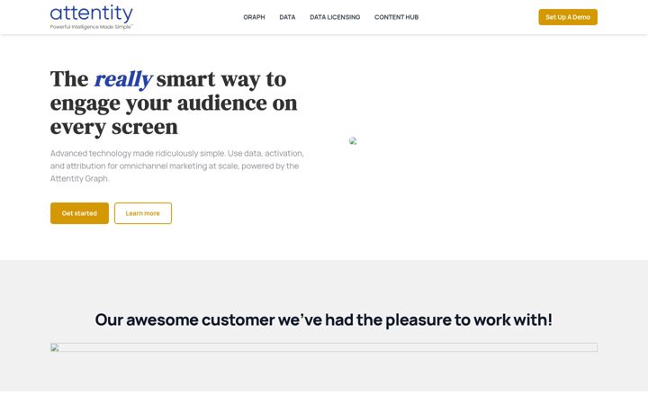 Screenshot of attentity.com