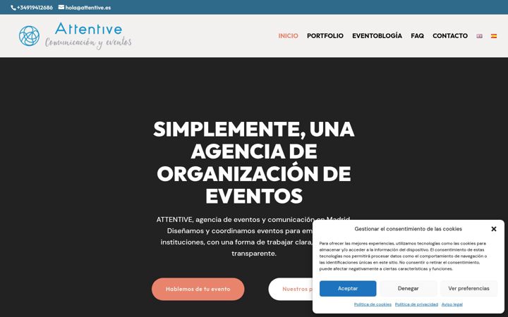 Screenshot of attentive.es