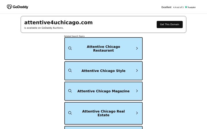 Screenshot of attentive4uchicago.com