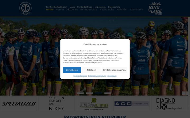 Screenshot of atterbiker.at