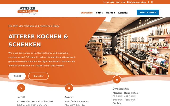 Screenshot of atterer.shop