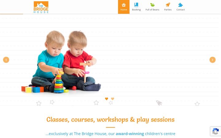 Screenshot of atthebridgehouse.com