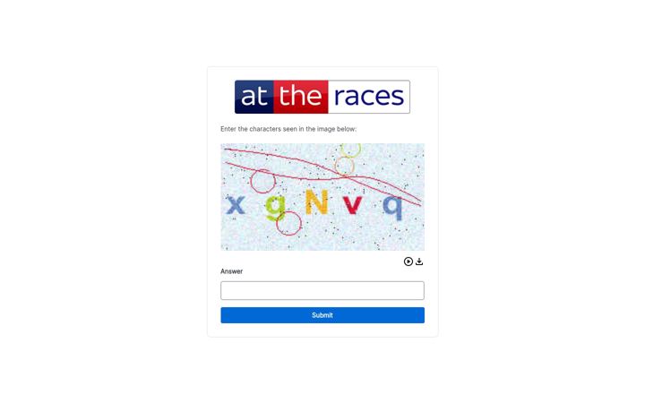 Zrzut ekranu attheraces.com