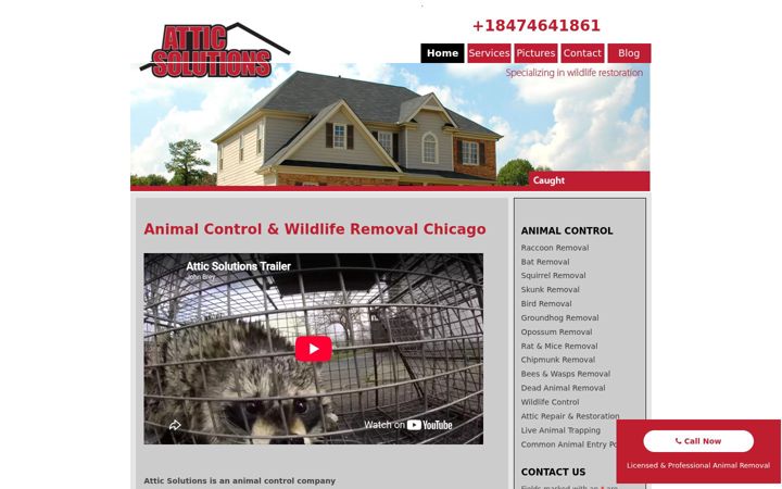 Screenshot of attic-solutions.com