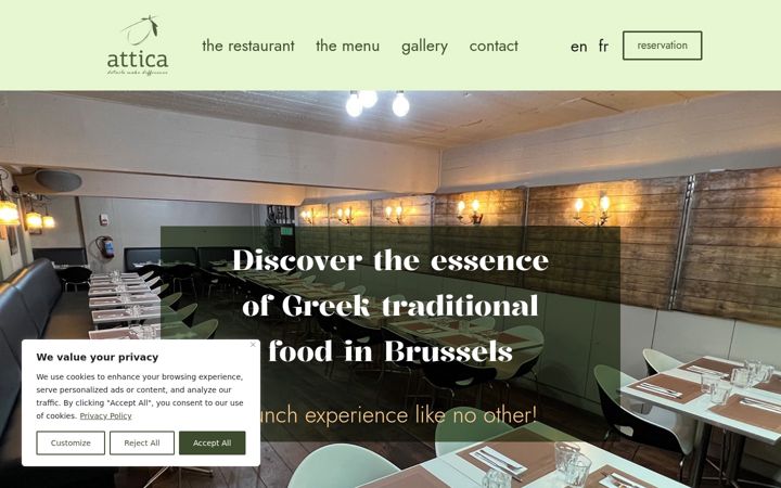 Screenshot of attica-brussels.be