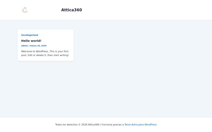 Screenshot of attica360.com