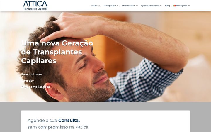 Screenshot of atticaclinic.com
