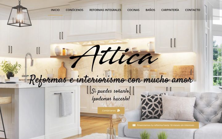 Screenshot of atticareformas.com