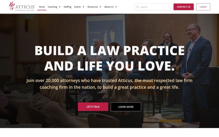 Screenshot of atticusadvantage.com