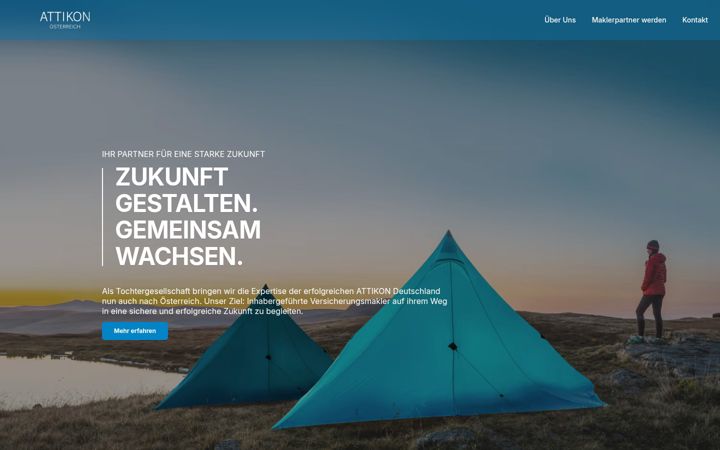 Screenshot von attikon.at