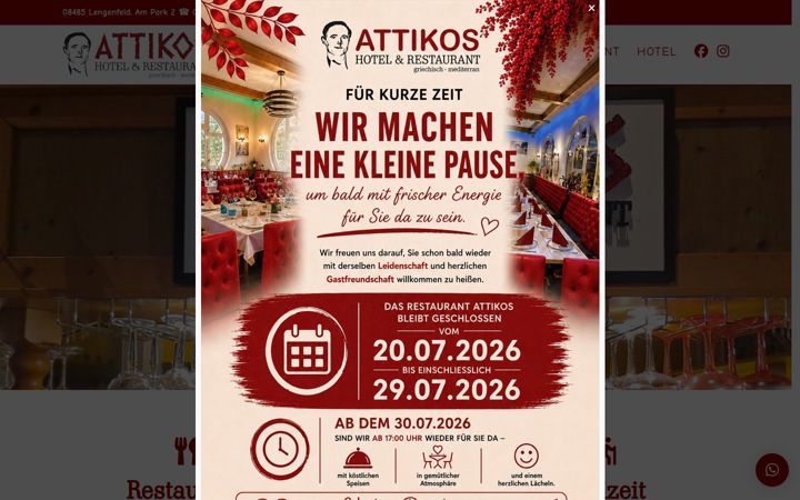 Screenshot of attikos.de