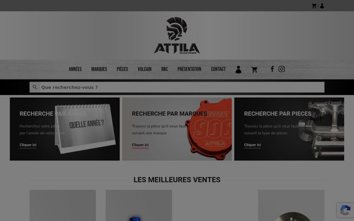 Ekraanipilt saidist attila-racing.com