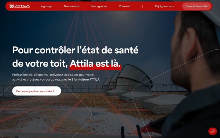 Screenshot of attila.fr