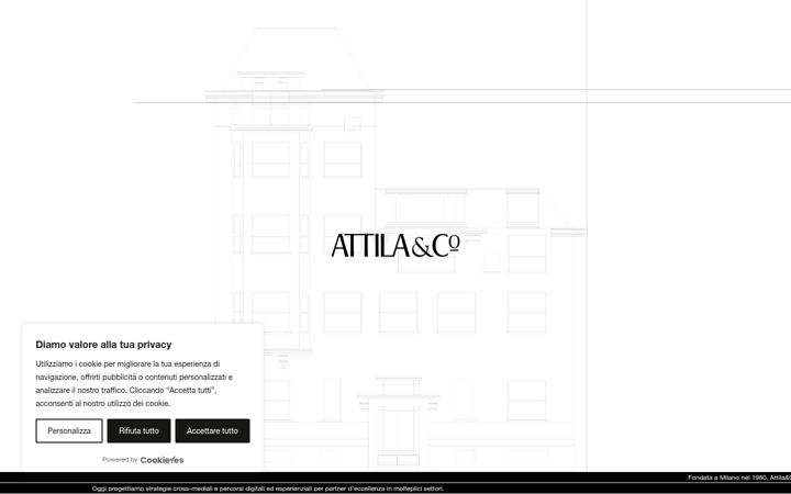 Screenshot of attila.it