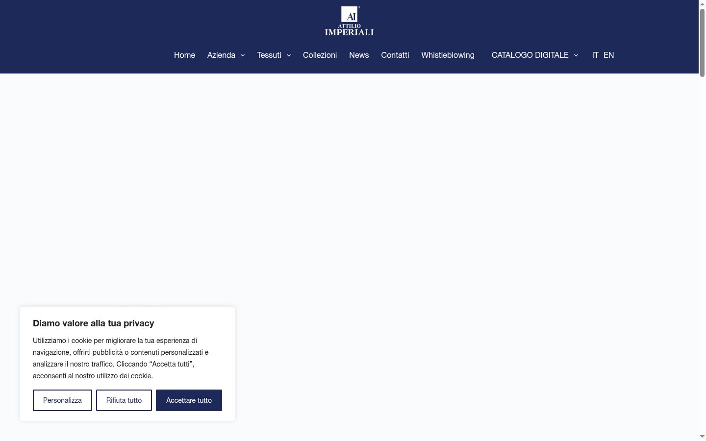 Screenshot του banner συγκατάθεσης που εμφανίστηκε πριν από οποιαδήποτε αλληλεπίδραση