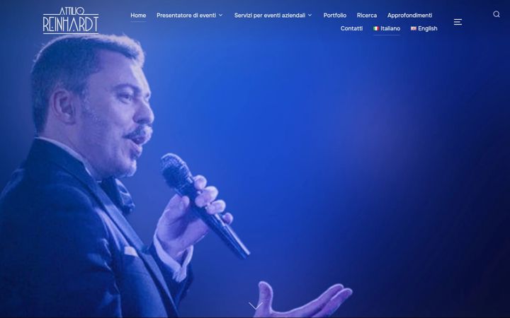 Captura de pantalla de attilioreinhardt.com