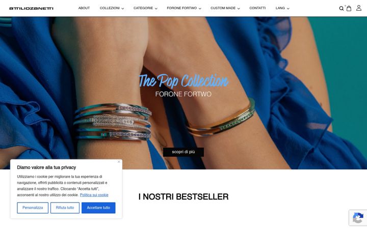 Screenshot of attiliozanetti.com