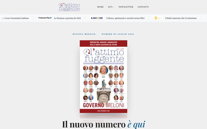 Captura de pantalla de attimo-fuggente.com