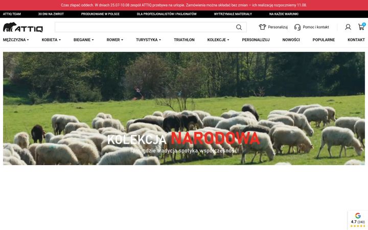 Screenshot of attiq.net