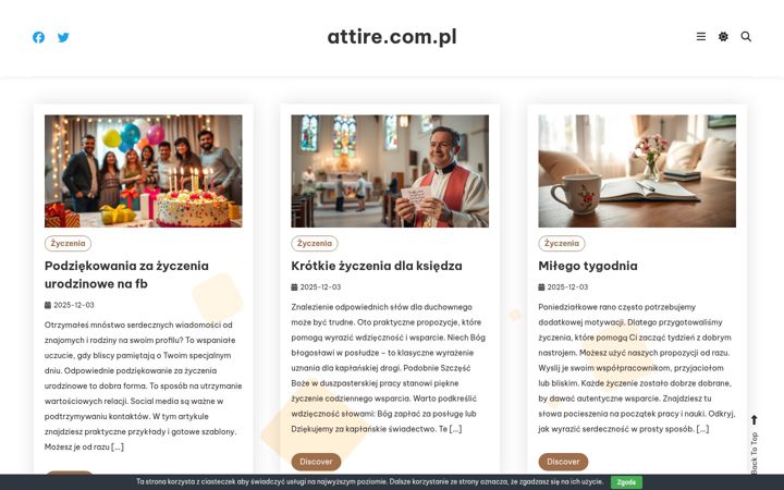 Screenshot of attire.com.pl