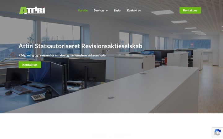 Screenshot of attiri.dk