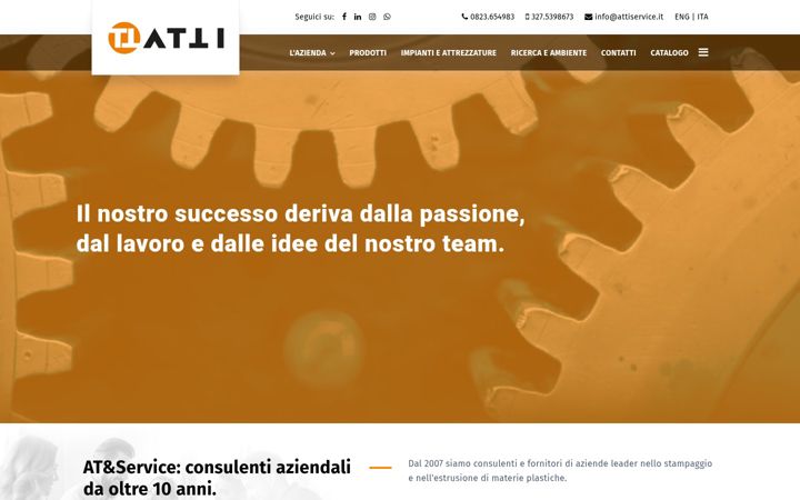 Captura de pantalla de attiservice.it