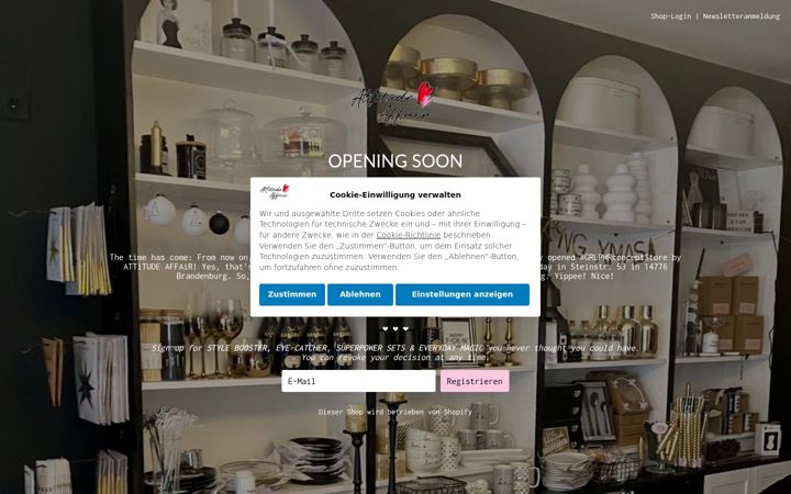 Screenshot of attitude-affair.com