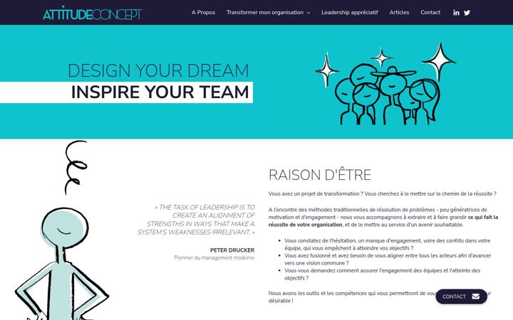 Screenshot of attitude-concept.com
