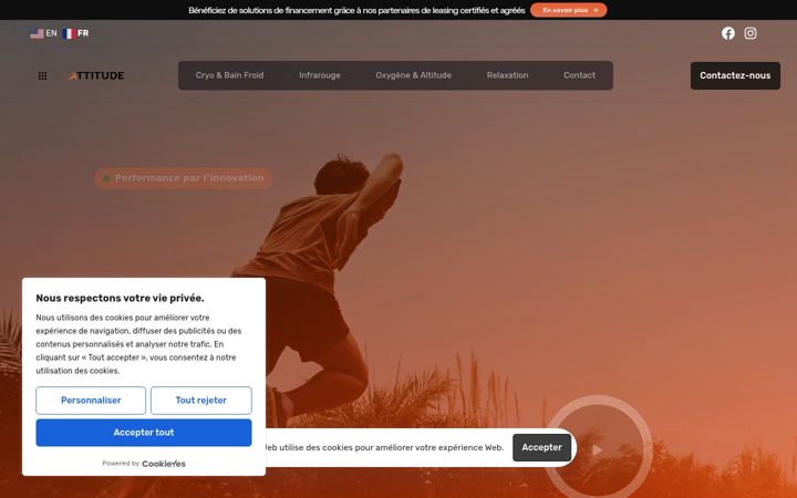 Screenshot of attitude-france.com