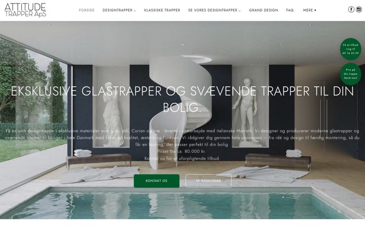 Screenshot of attitudetrapper.dk
