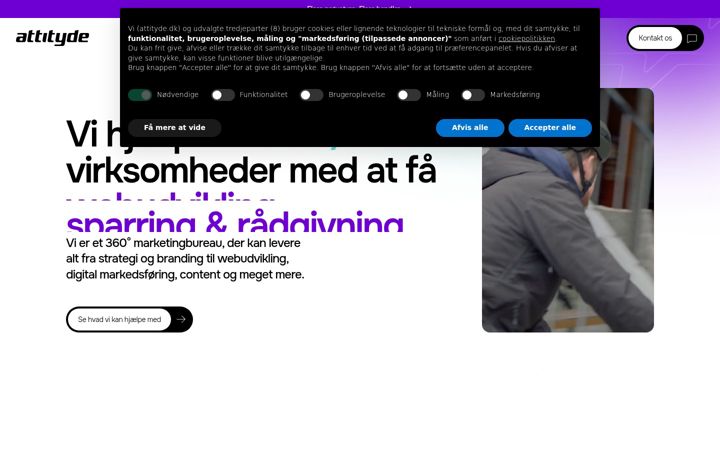 Screenshot von attityde.dk