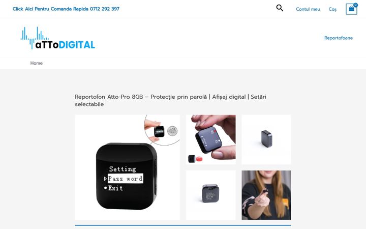 Screenshot of attodigital.ro