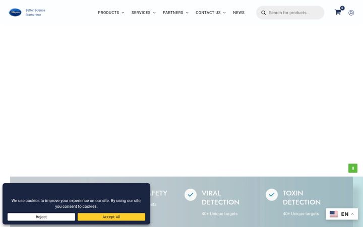 Screenshot of attogene.com