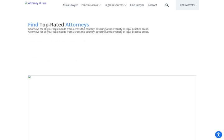 Screenshot of attorneyatlaw.com