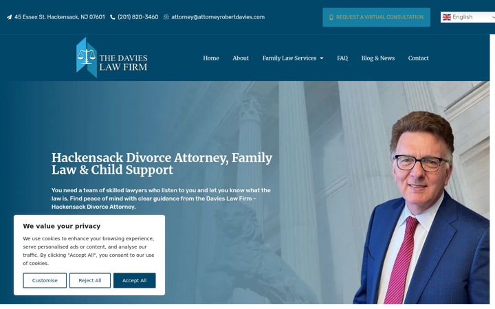 Screenshot of attorneyrobertdavies.com