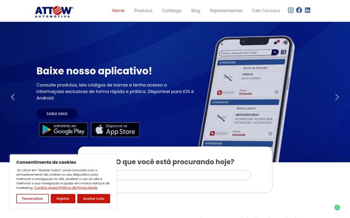 Ekrano kopija attow.com.br