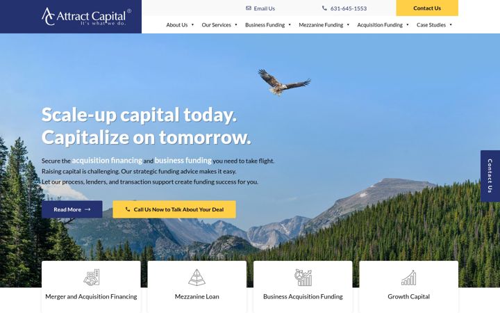 Screenshot stránky attractcapital.com