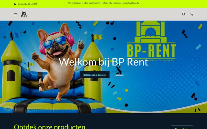 Screenshot of attractieverhuurbp.nl