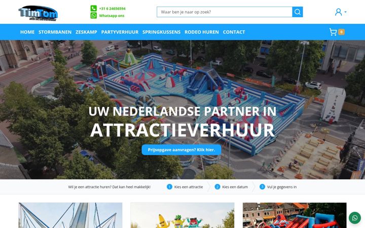 Snímek obrazovky attractieverhuurtimtom.nl