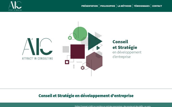 Screenshot stránky attractinconsulting.com