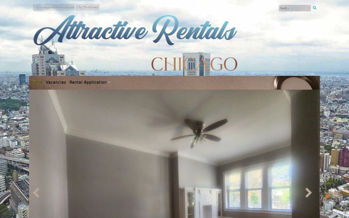 Screenshot of attractive-rentals.com