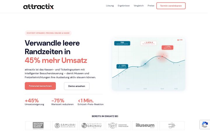 Screenshot di attractix.de