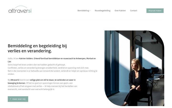 Screenshot of attraversi.be